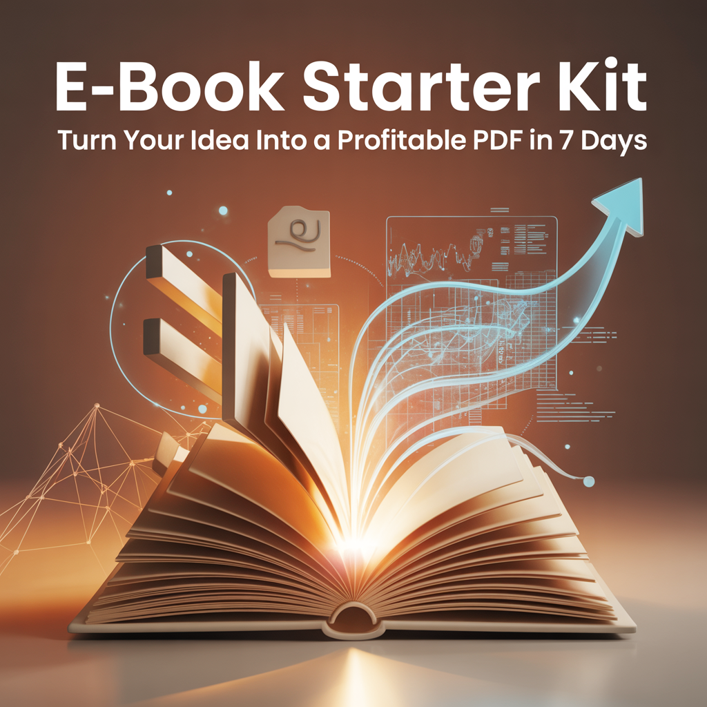 E-Book Starter Kit: Turn Your Idea Into a Profitable PDF in 7 Days
