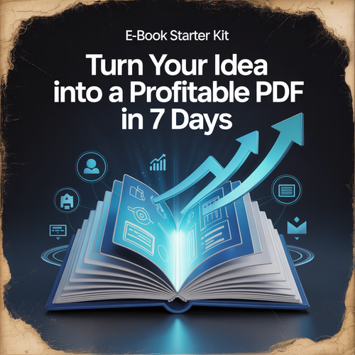 E-Book Starter Kit: Turn Your Idea Into a Profitable PDF in 7 Days